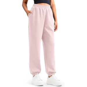 image:imageColorfulkoala Velvra Modal Fleece Lined Joggers for Women  High Waisted Thermal Winter Sweatpants Pants with PocketsCrystal Pink