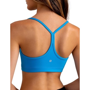 image:imageColorfulkoala Womens Dreamlux Y Back Sports Bra Low Impact Padded Workout Top with Built in Bra AC CupsHawaiian Ocean