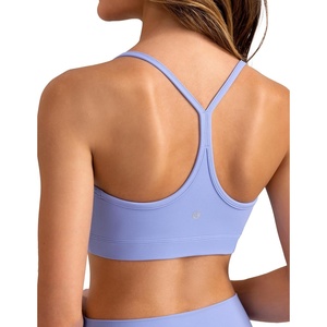 image:imageColorfulkoala Womens Dreamlux Y Back Sports Bra Low Impact Padded Workout Top with Built in Bra AC CupsJacaranda Purple