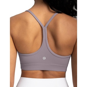 image:imageColorfulkoala Womens Dreamlux Y Back Sports Bra Low Impact Padded Workout Top with Built in Bra AC CupsNirvana