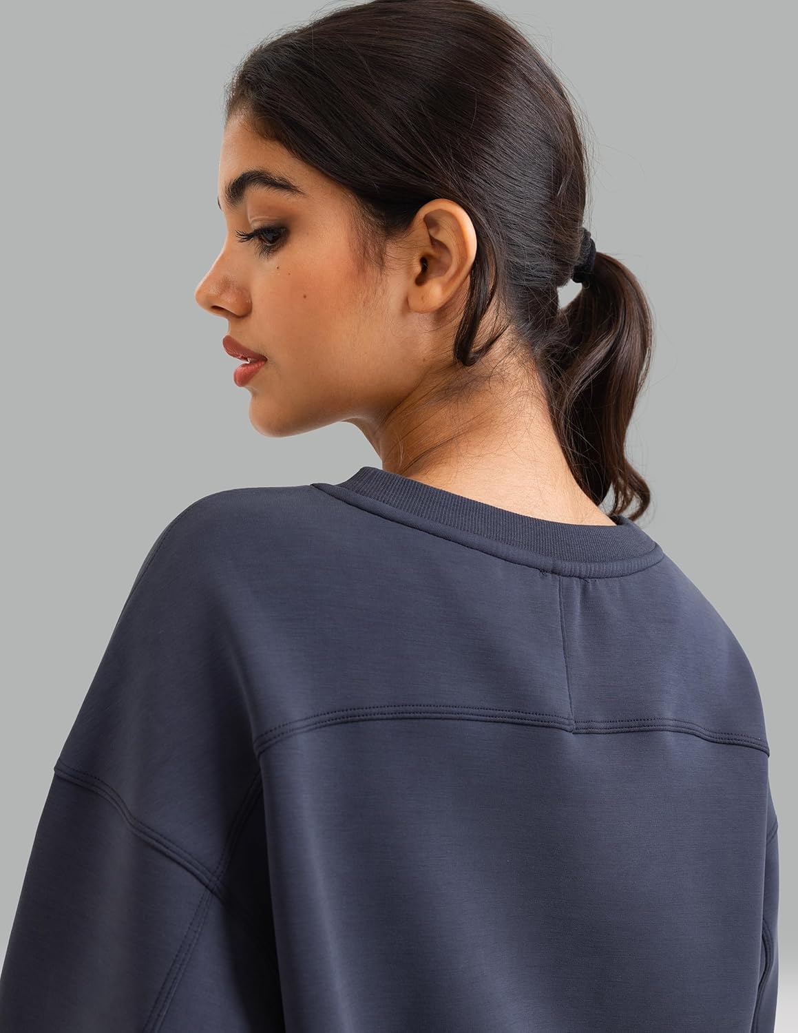 image:imageColorfulkoala Velvra Modal Fleece Lined Pullover Womens Soft amp Warm Lounge Sweatshirt Stylish Winter TopsBlue Ink