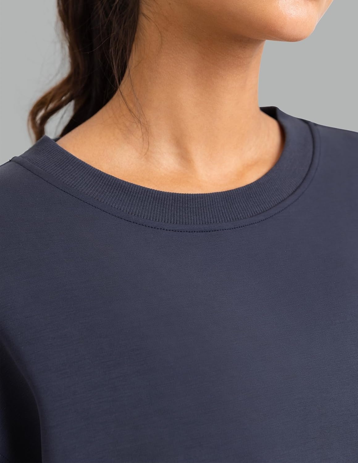 image:imageColorfulkoala Velvra Modal Fleece Lined Pullover Womens Soft amp Warm Lounge Sweatshirt Stylish Winter TopsBlue Ink