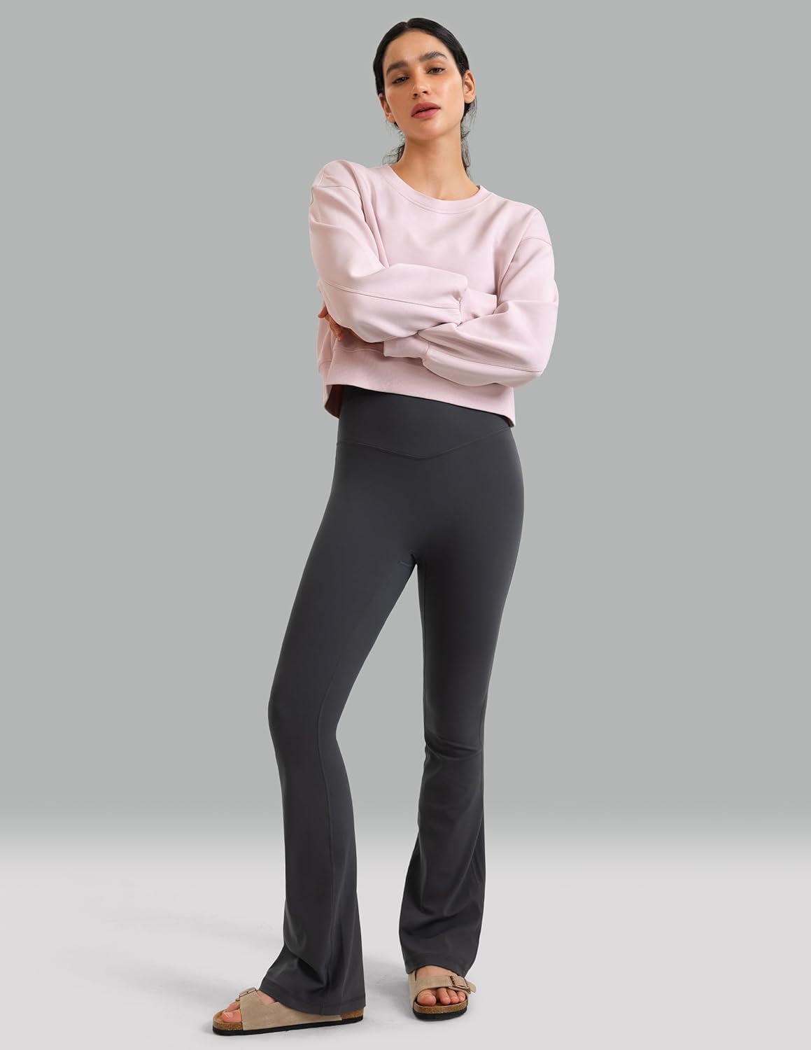 image:imageColorfulkoala Velvra Modal Fleece Lined Pullover Womens Soft amp Warm Lounge Sweatshirt Stylish Winter TopsCrystal Pink