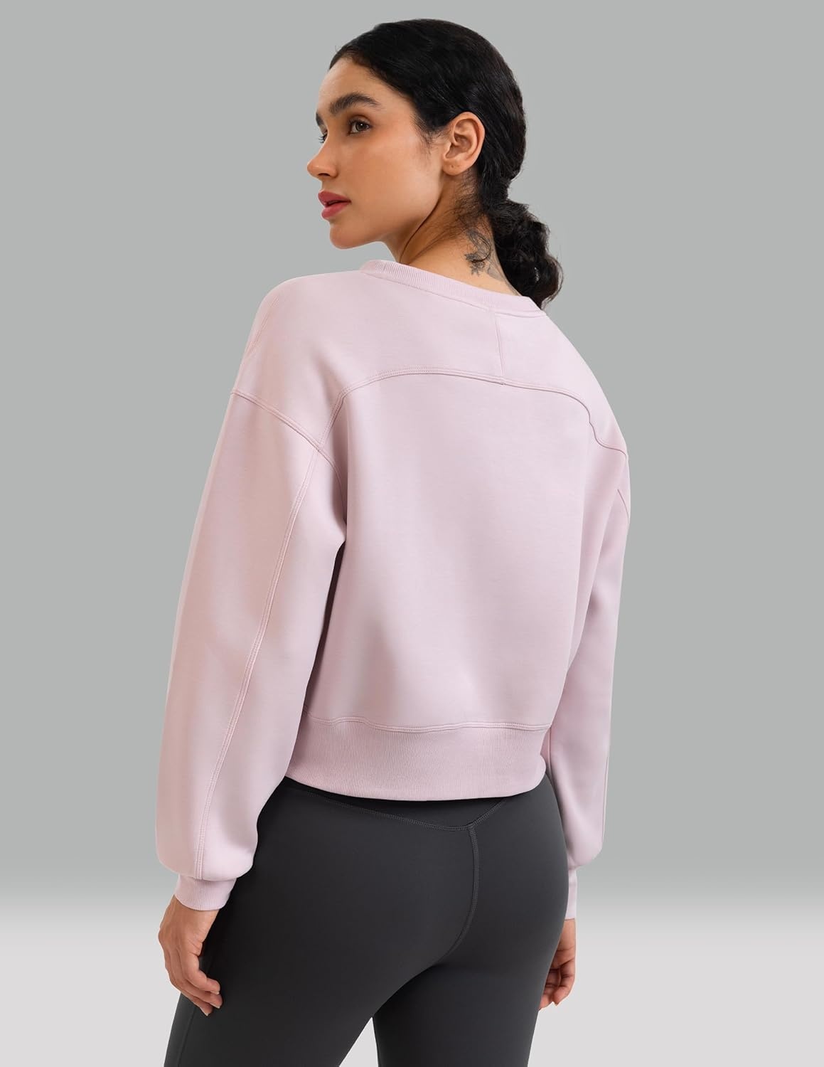 image:imageColorfulkoala Velvra Modal Fleece Lined Pullover Womens Soft amp Warm Lounge Sweatshirt Stylish Winter TopsCrystal Pink