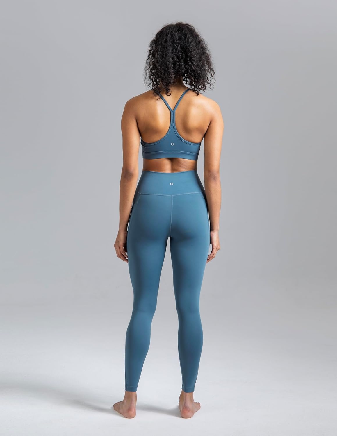image:imageColorfulkoala Womens Dreamlux HighWaisted No Front Seam Yoga Leggings with PocketsDark Jasper