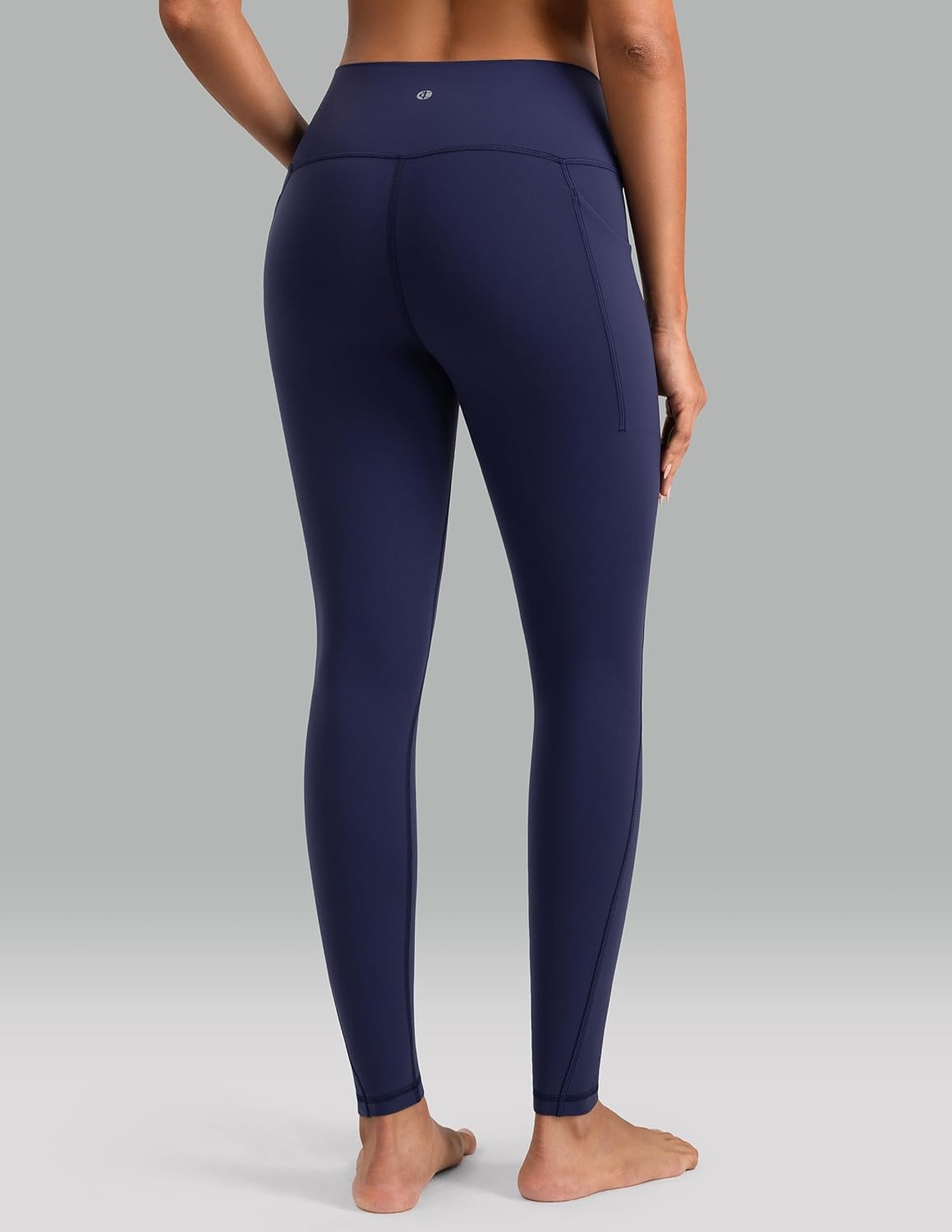 image:imageColorfulkoala Womens Dreamlux HighWaisted No Front Seam Yoga Leggings with PocketsEclipse
