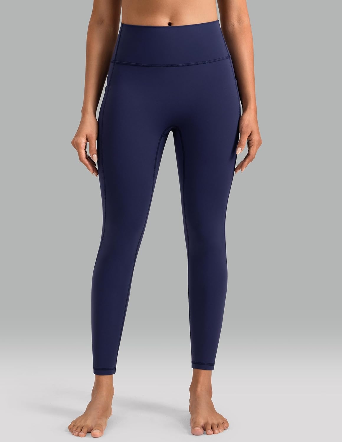 image:imageColorfulkoala Womens Dreamlux HighWaisted No Front Seam Yoga Leggings with PocketsEclipse