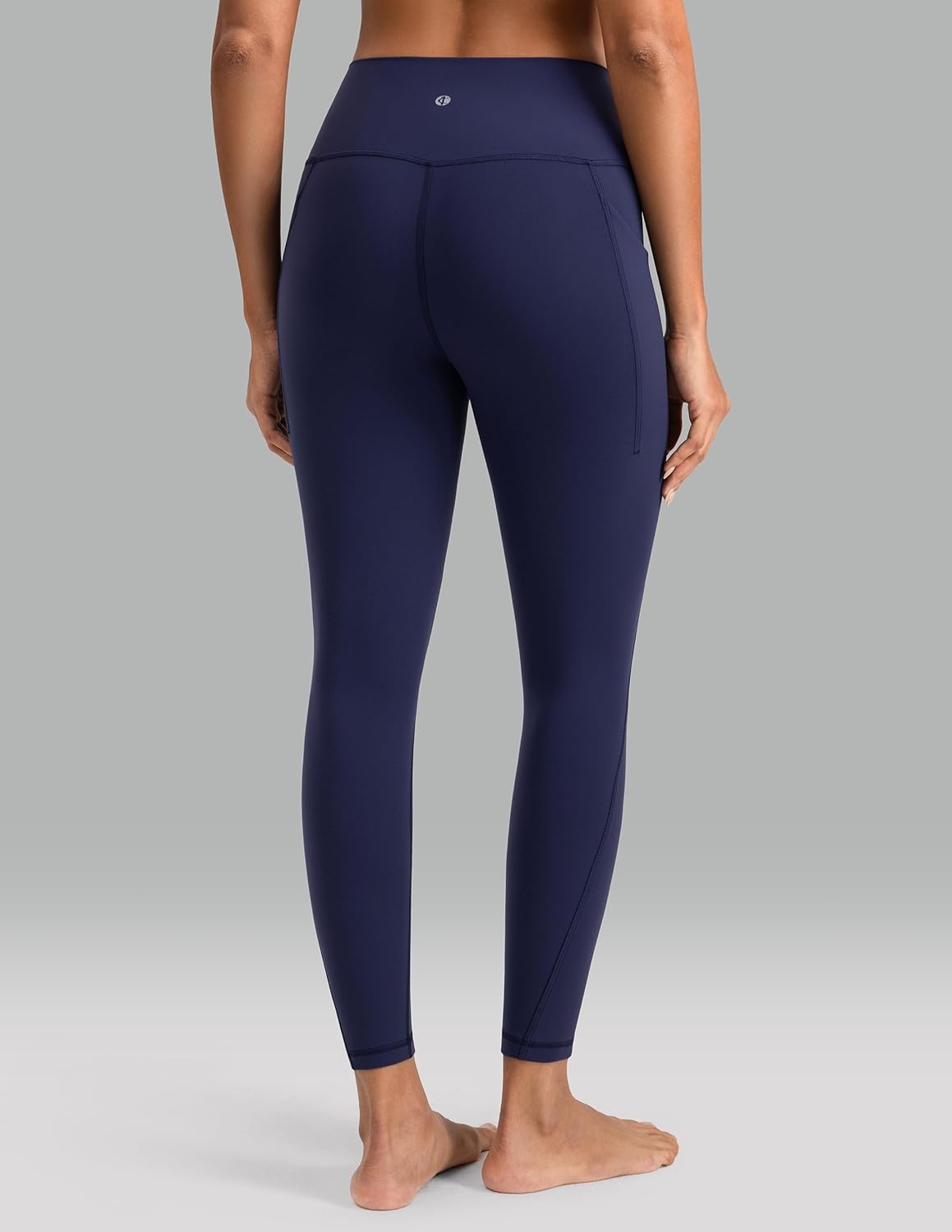 image:imageColorfulkoala Womens Dreamlux HighWaisted No Front Seam Yoga Leggings with PocketsEclipse