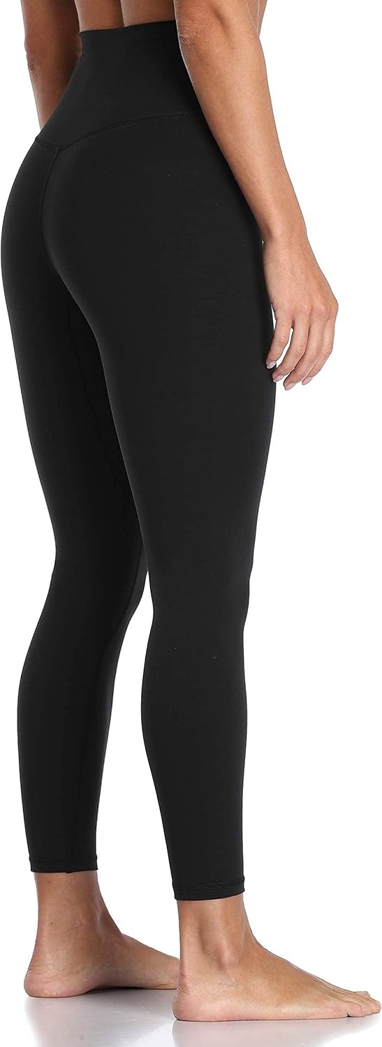 image:imageColorfulkoala Womens High Waisted Tummy Control Workout Leggings 78 Length Ultra Soft Yoga Pants 25Black