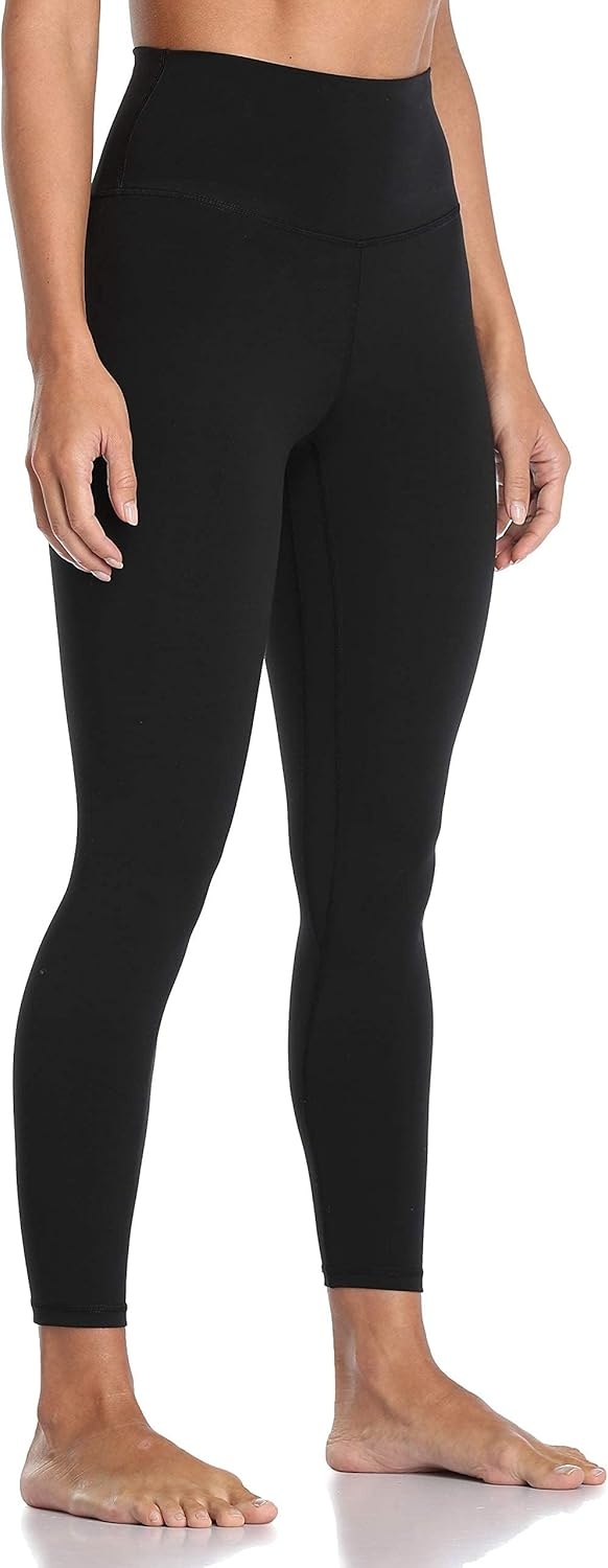 image:imageColorfulkoala Womens High Waisted Tummy Control Workout Leggings 78 Length Ultra Soft Yoga Pants 25Black