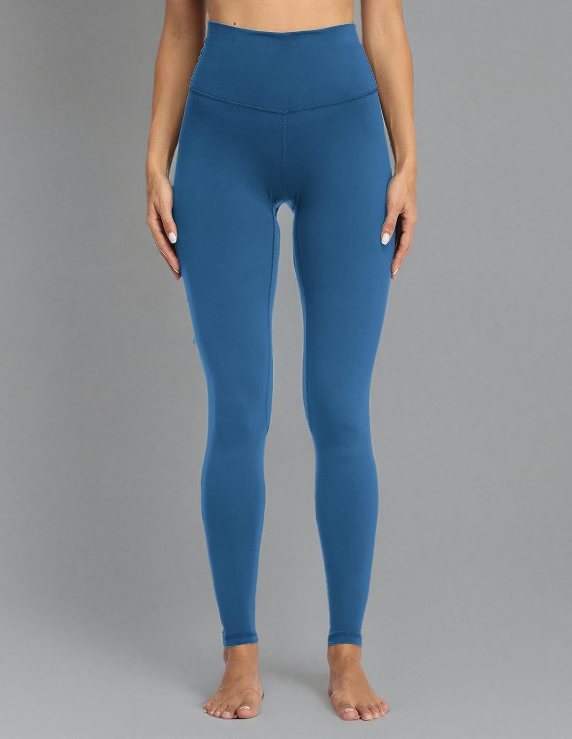 image:imageColorfulkoala Womens High Waisted Tummy Control Workout Leggings 78 Length Ultra Soft Yoga Pants 25Classic Blue