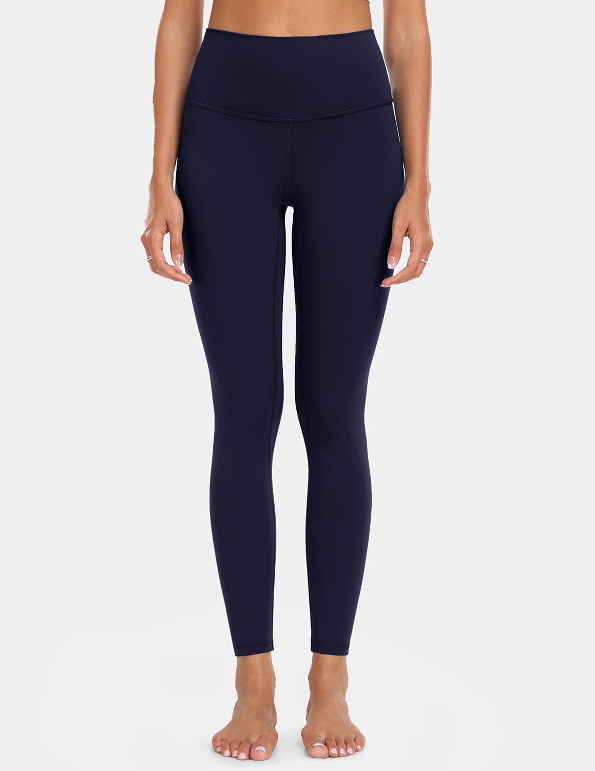 image:imageColorfulkoala Womens High Waisted Tummy Control Workout Leggings 78 Length Ultra Soft Yoga Pants 25Navy