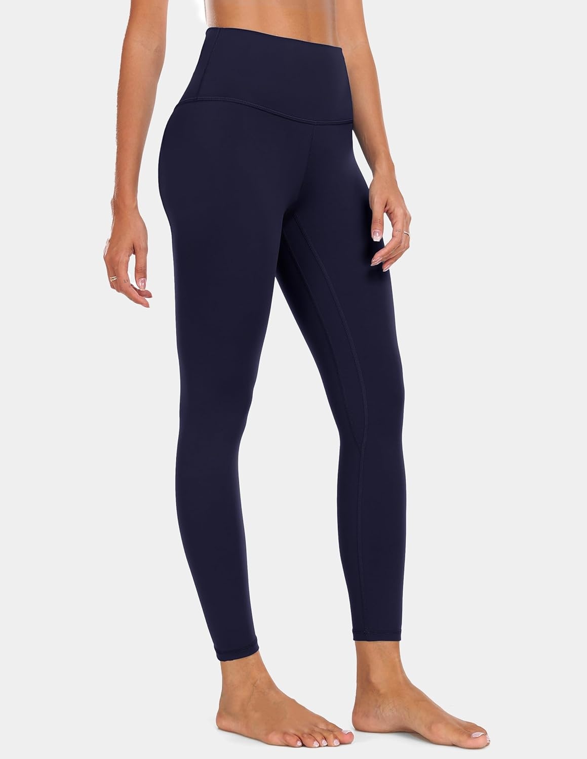 image:imageColorfulkoala Womens High Waisted Tummy Control Workout Leggings 78 Length Ultra Soft Yoga Pants 25Navy