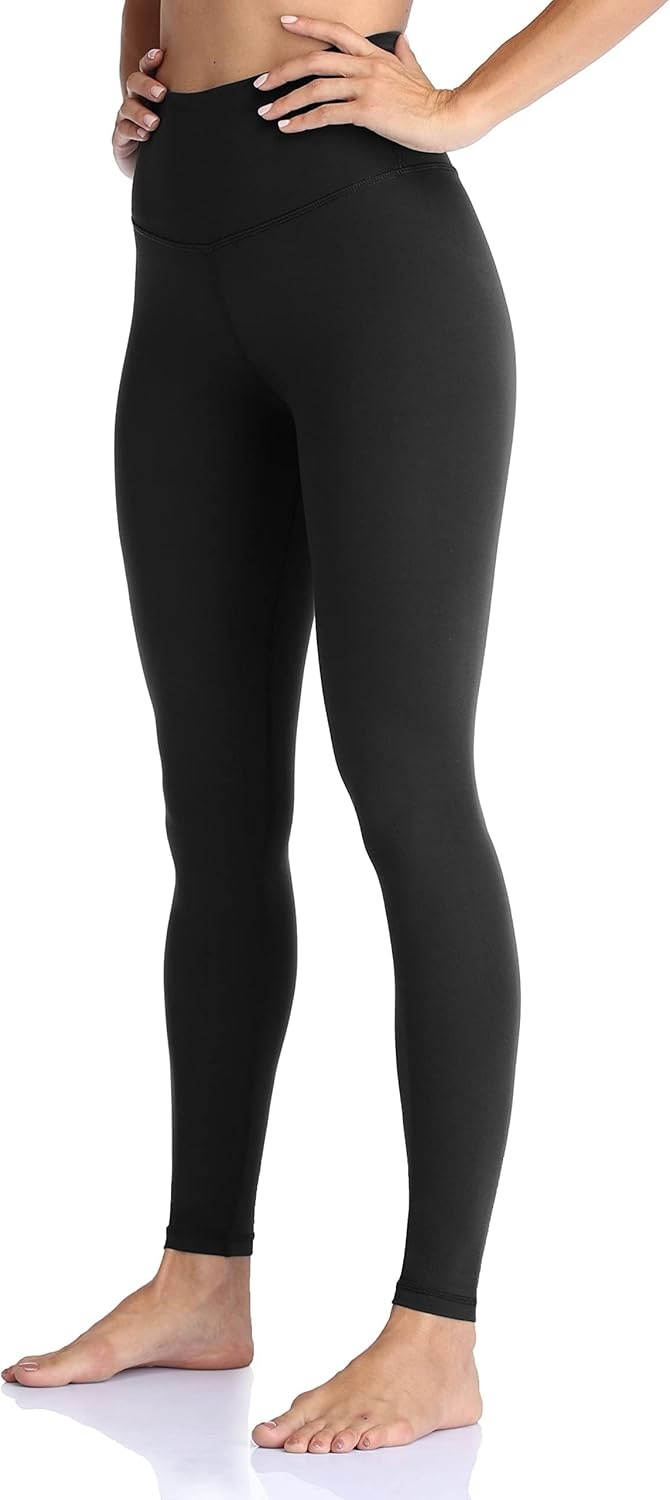 image:imageColorfulkoala Womens High Waisted Tummy Control Workout Leggings Full Length Ultra Soft Yoga Pants 28Black