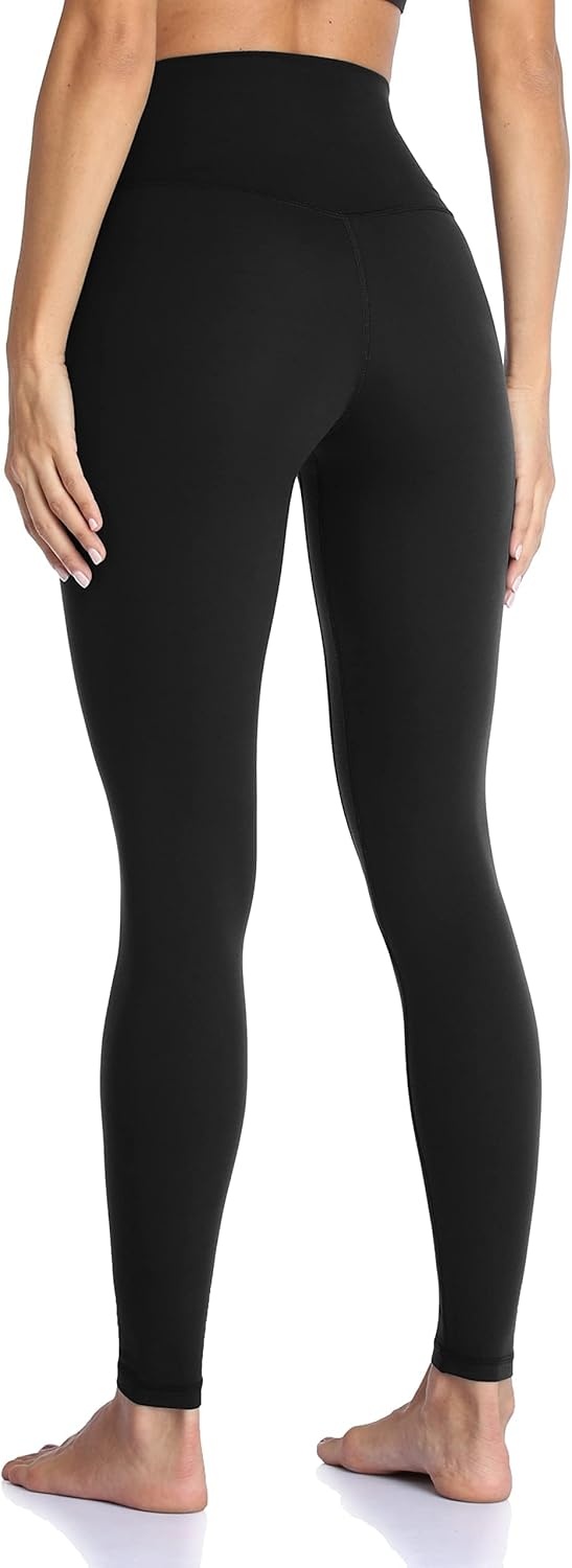 image:imageColorfulkoala Womens High Waisted Tummy Control Workout Leggings Full Length Ultra Soft Yoga Pants 28Black