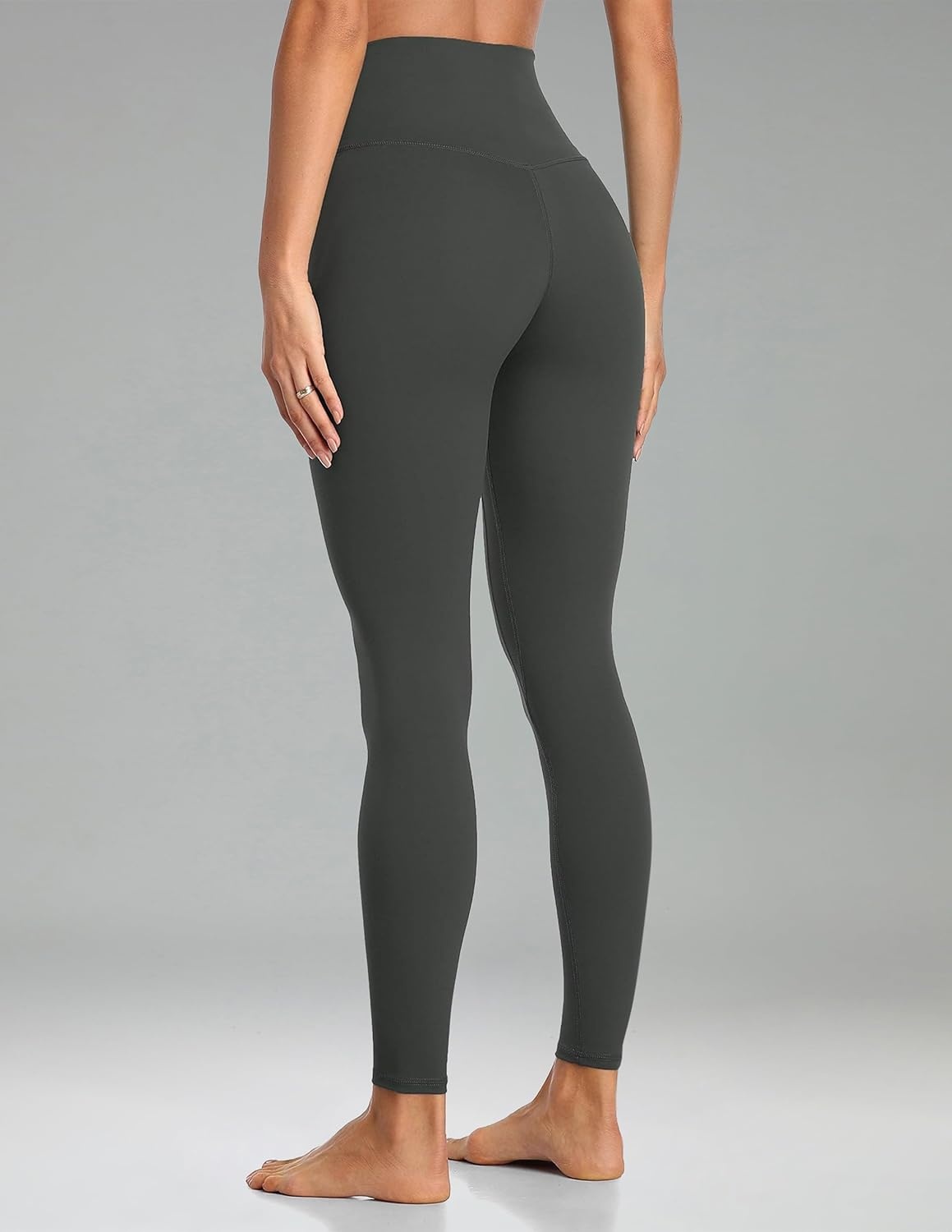 image:imageColorfulkoala Womens High Waisted Tummy Control Workout Leggings Full Length Ultra Soft Yoga Pants 28Charcoal Grey