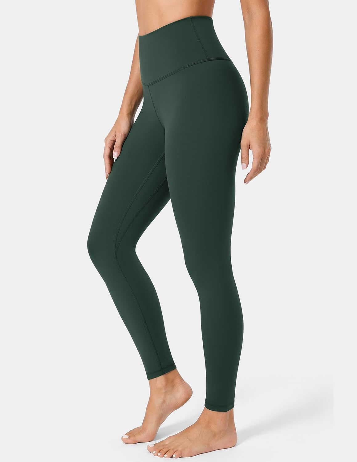 image:imageColorfulkoala Womens High Waisted Tummy Control Workout Leggings Full Length Ultra Soft Yoga Pants 28Forest Green