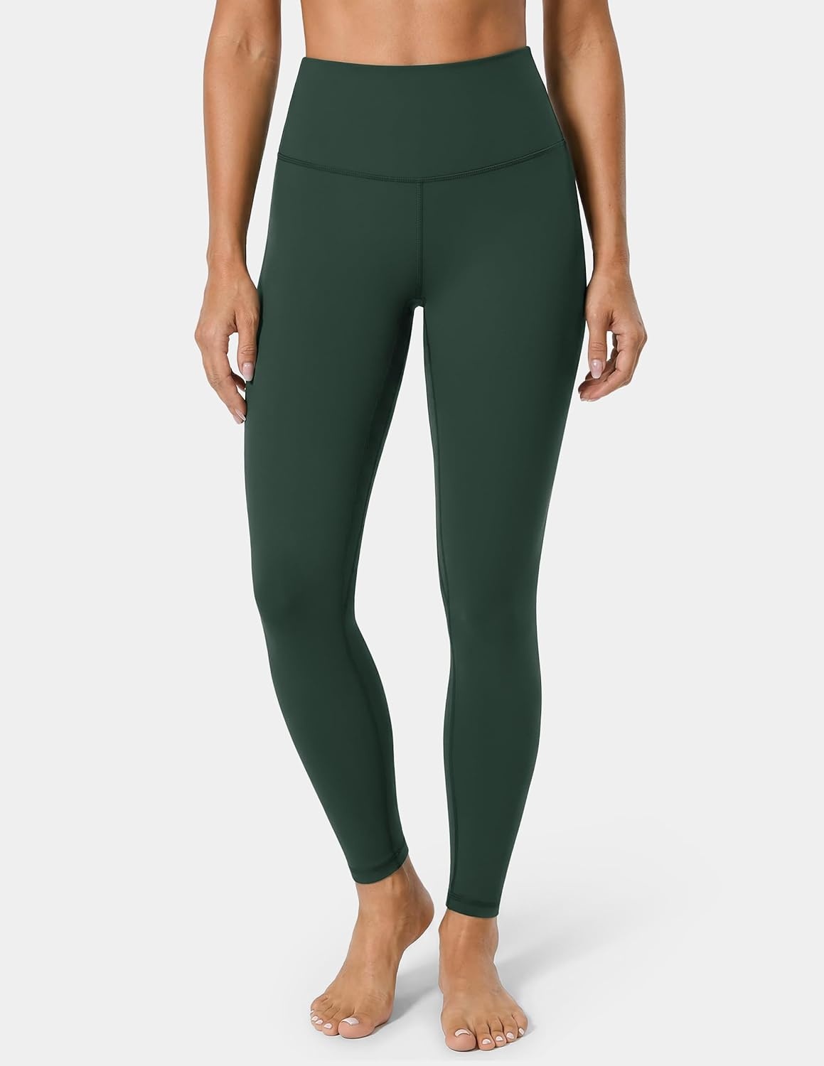 image:imageColorfulkoala Womens High Waisted Tummy Control Workout Leggings Full Length Ultra Soft Yoga Pants 28Forest Green