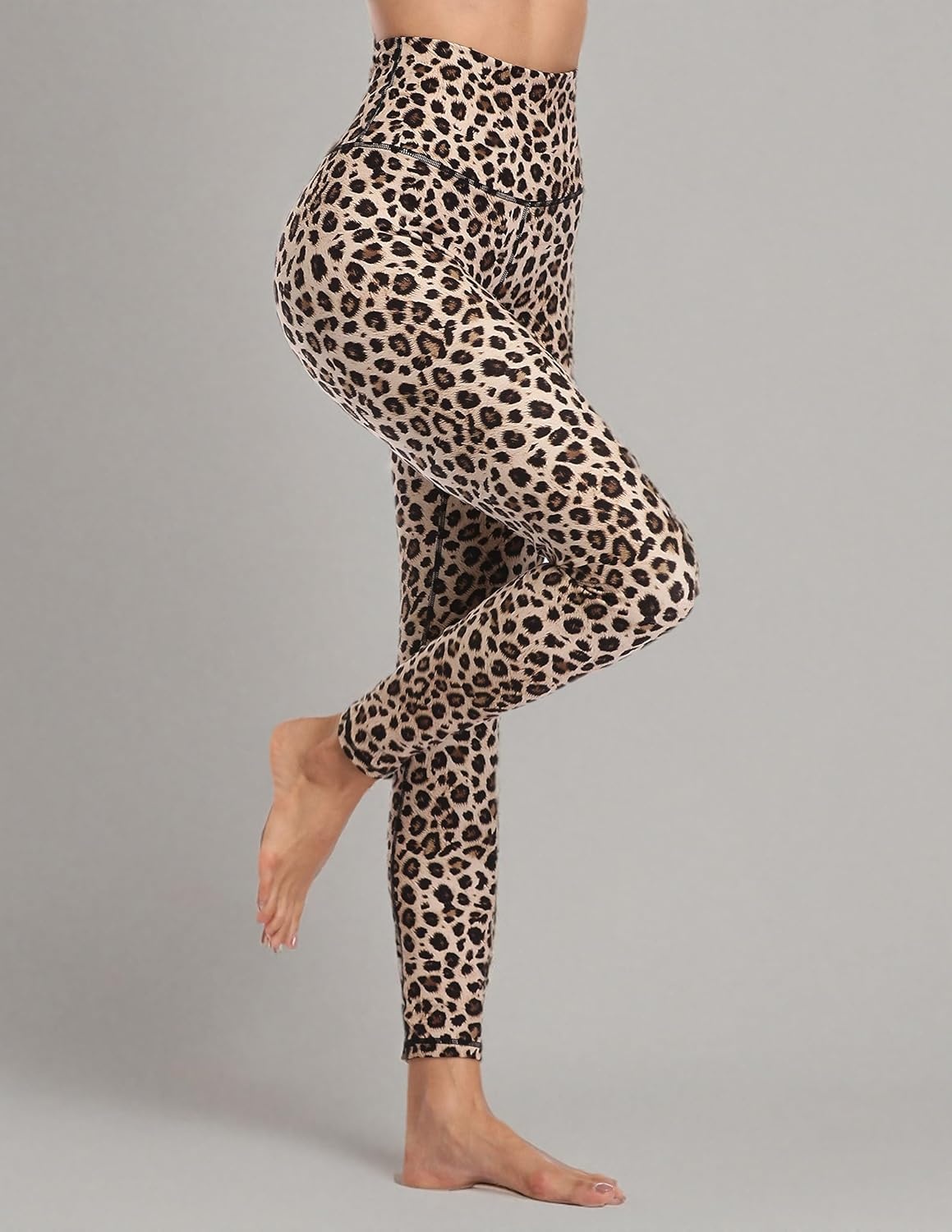 image:imageColorfulkoala Womens High Waisted Tummy Control Workout Leggings Full Length Ultra Soft Yoga Pants 28Leopard