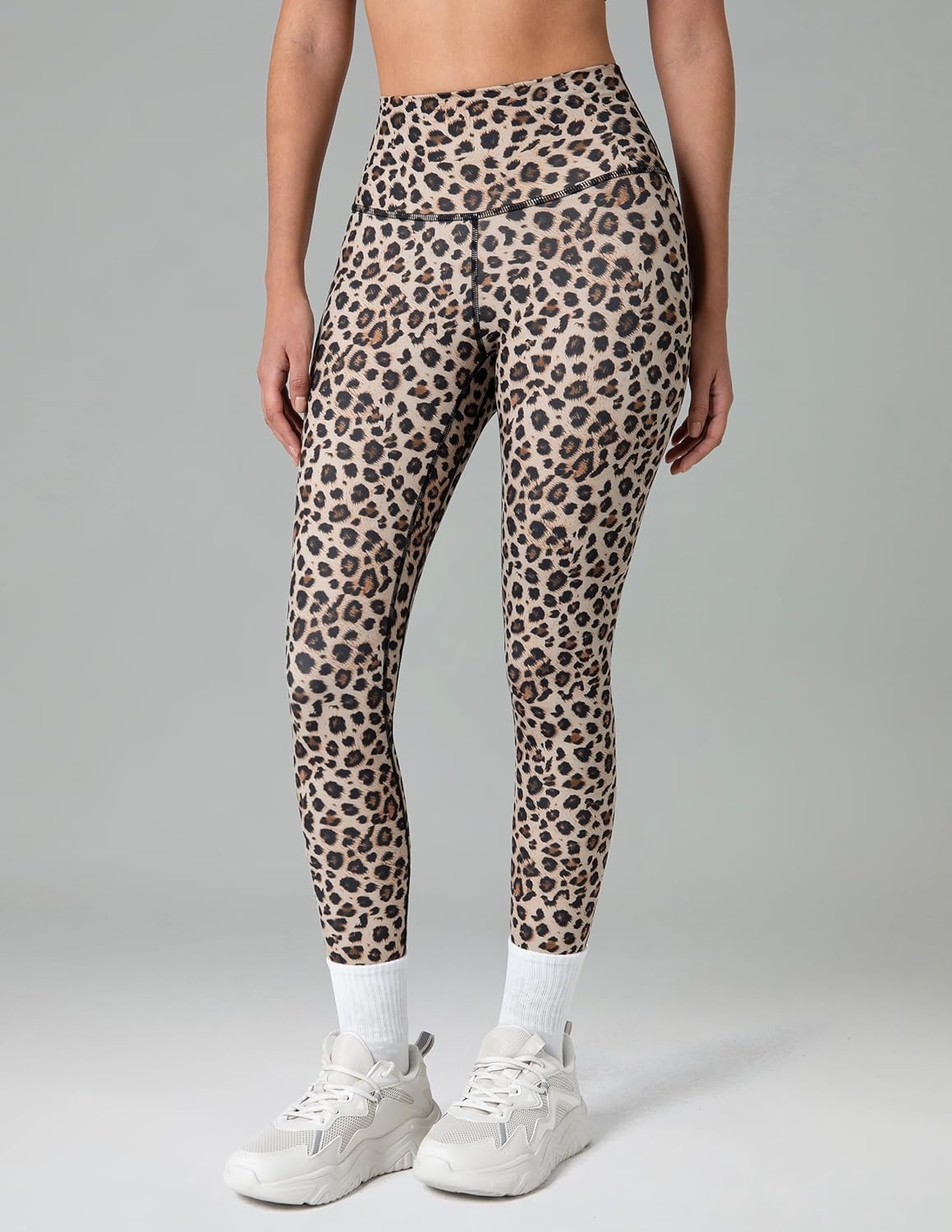 image:imageColorfulkoala Womens High Waisted Tummy Control Workout Leggings Full Length Ultra Soft Yoga Pants 28Leopard