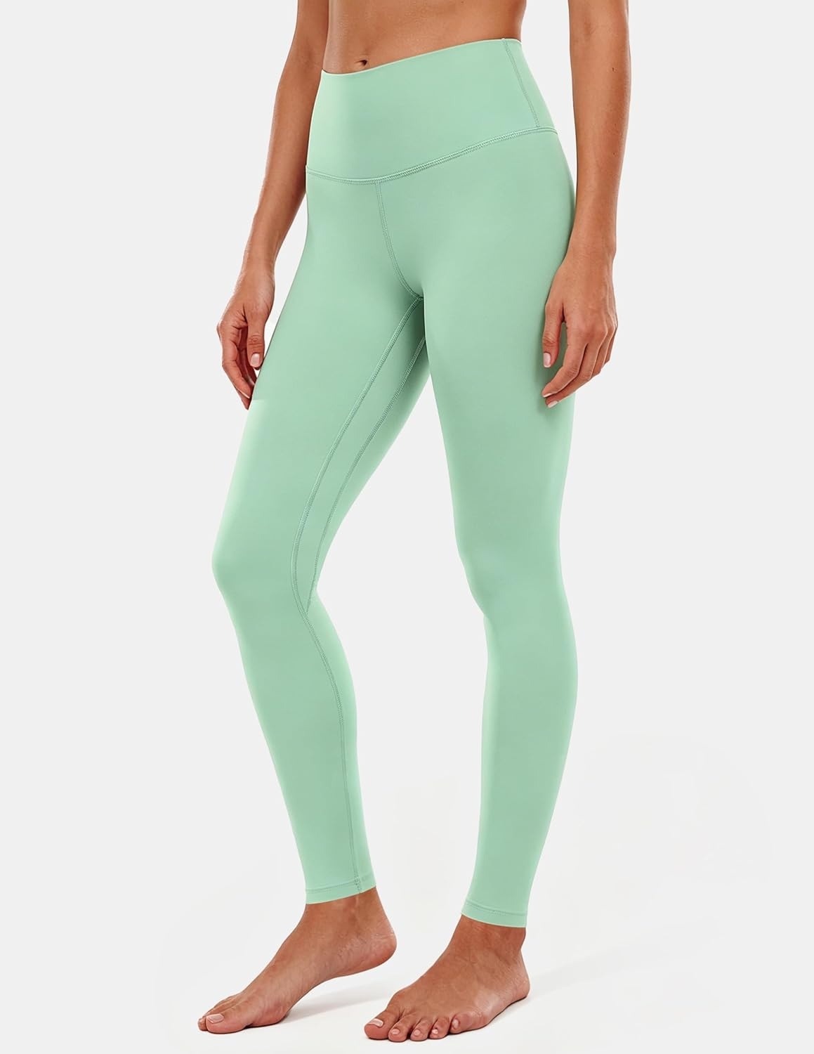 image:imageColorfulkoala Womens High Waisted Tummy Control Workout Leggings Full Length Ultra Soft Yoga Pants 28Mint Green