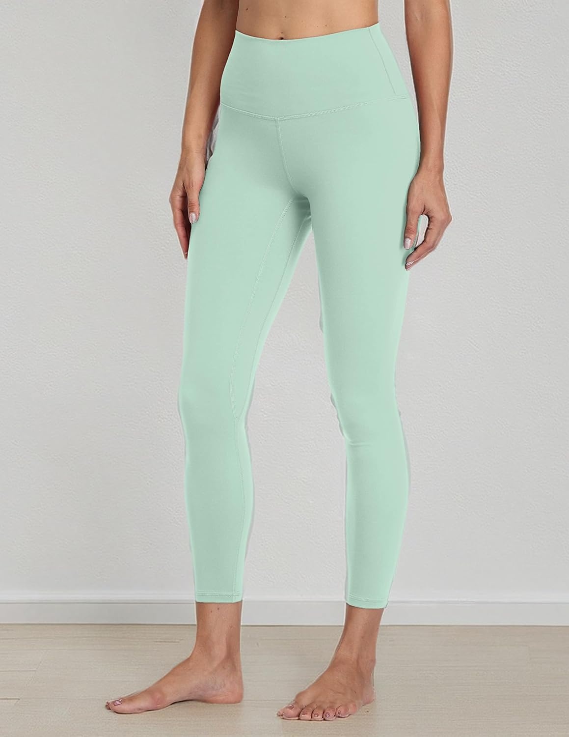 image:imageColorfulkoala Womens High Waisted Tummy Control Workout Leggings Full Length Ultra Soft Yoga Pants 28Mint Green