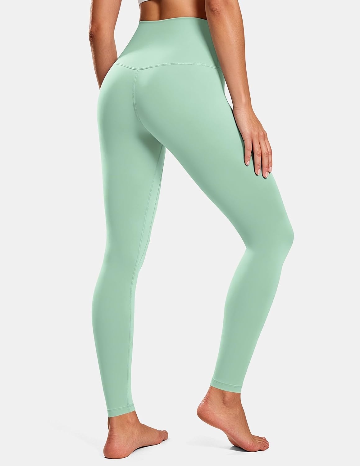 image:imageColorfulkoala Womens High Waisted Tummy Control Workout Leggings Full Length Ultra Soft Yoga Pants 28Mint Green