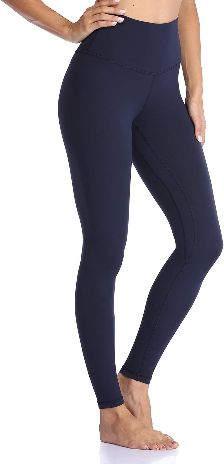 image:imageColorfulkoala Womens High Waisted Tummy Control Workout Leggings Full Length Ultra Soft Yoga Pants 28Navy