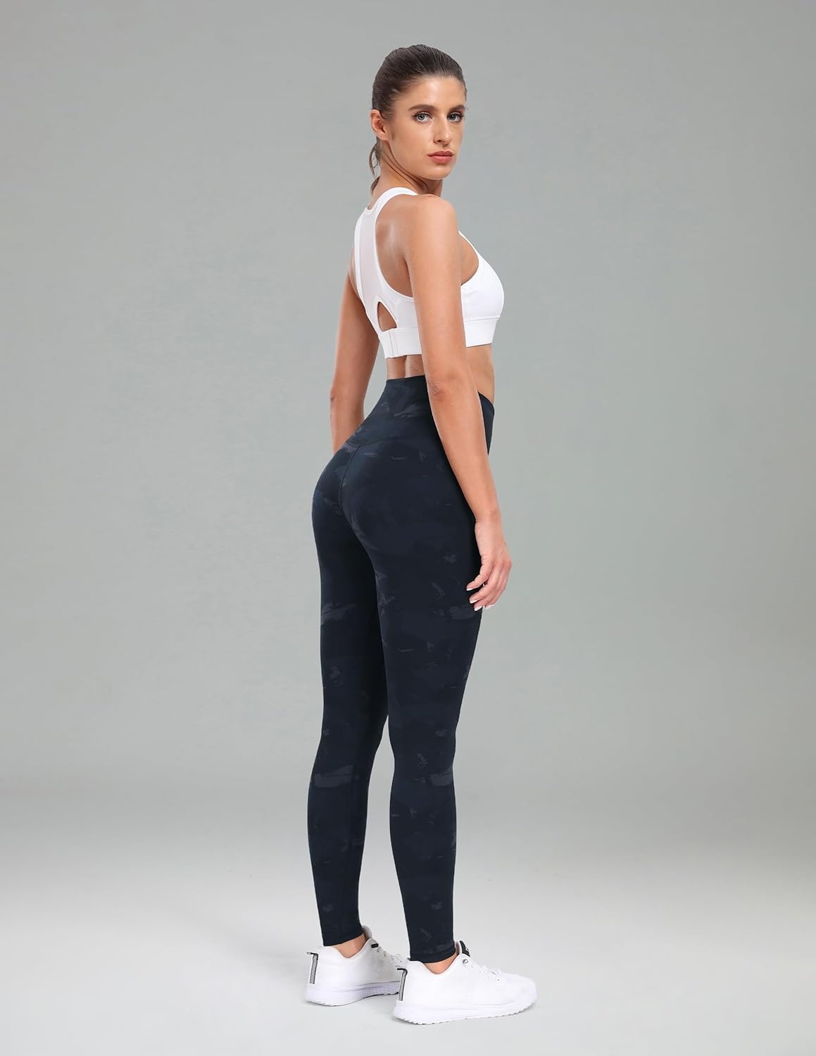 image:imageColorfulkoala Womens High Waisted Tummy Control Workout Leggings Full Length Ultra Soft Yoga Pants 28Splinter Camo