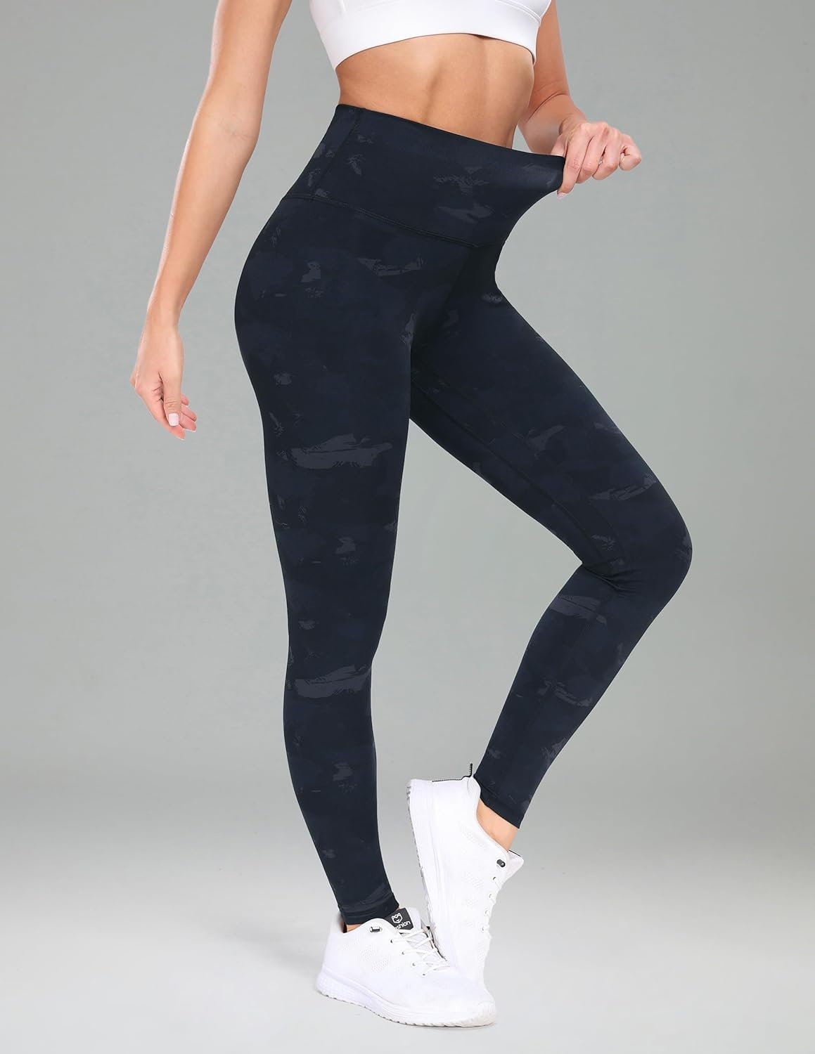 image:imageColorfulkoala Womens High Waisted Tummy Control Workout Leggings Full Length Ultra Soft Yoga Pants 28Splinter Camo