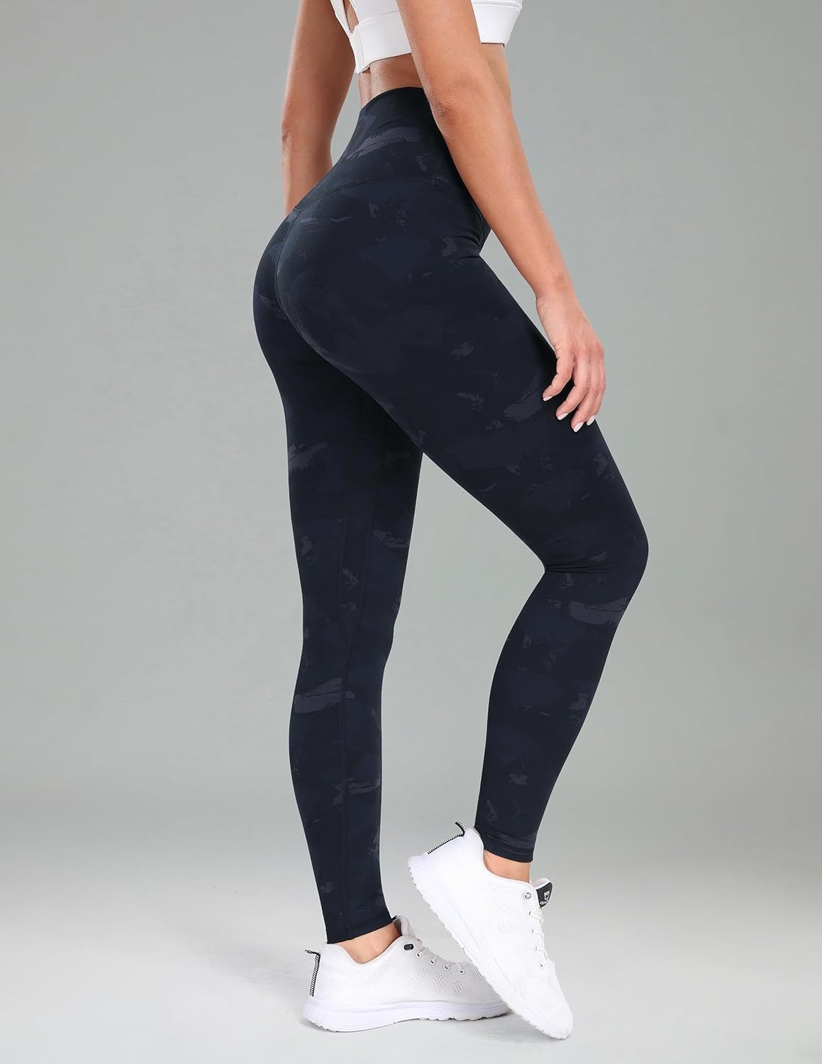 image:imageColorfulkoala Womens High Waisted Tummy Control Workout Leggings Full Length Ultra Soft Yoga Pants 28Splinter Camo