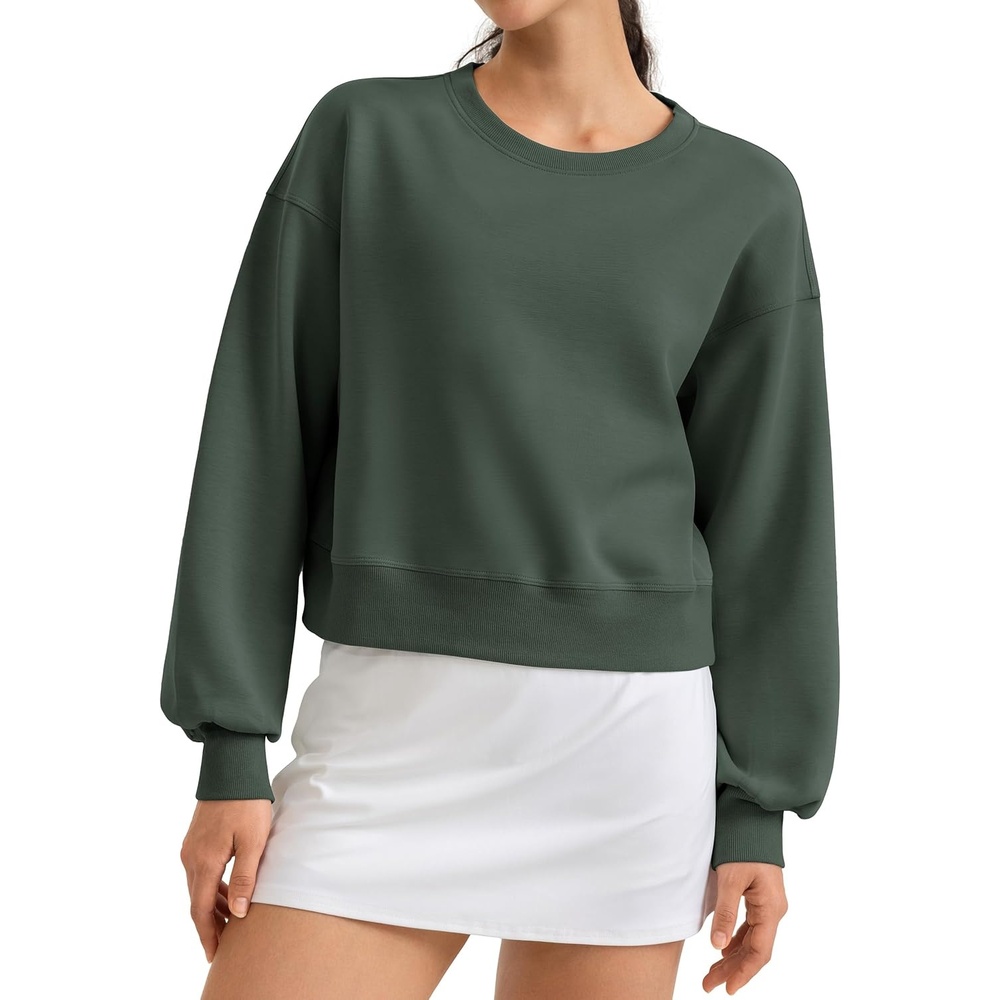 image:imageColorfulkoala Velvra Modal Fleece Lined Pullover Womens Soft amp Warm Lounge Sweatshirt Stylish Winter TopsPine Grove