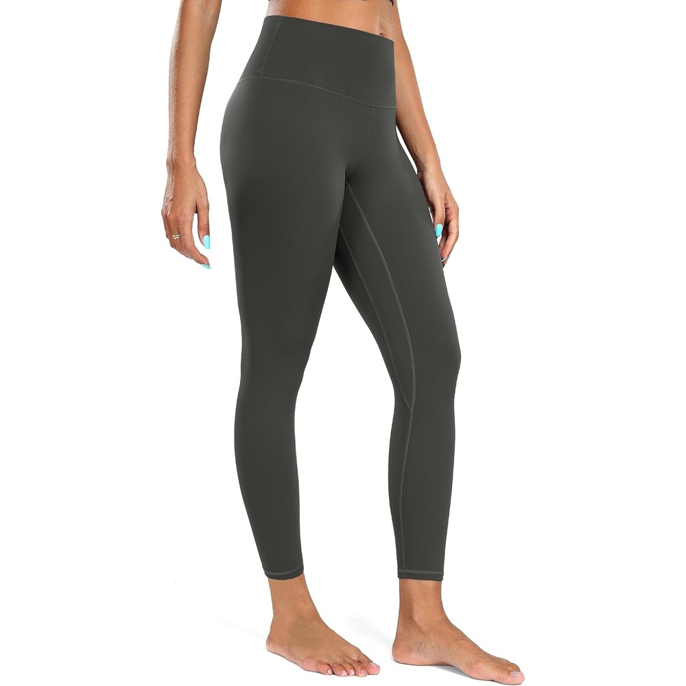 image:imageColorfulkoala Womens High Waisted Tummy Control Workout Leggings 78 Length Ultra Soft Yoga Pants 25Charcoal Grey