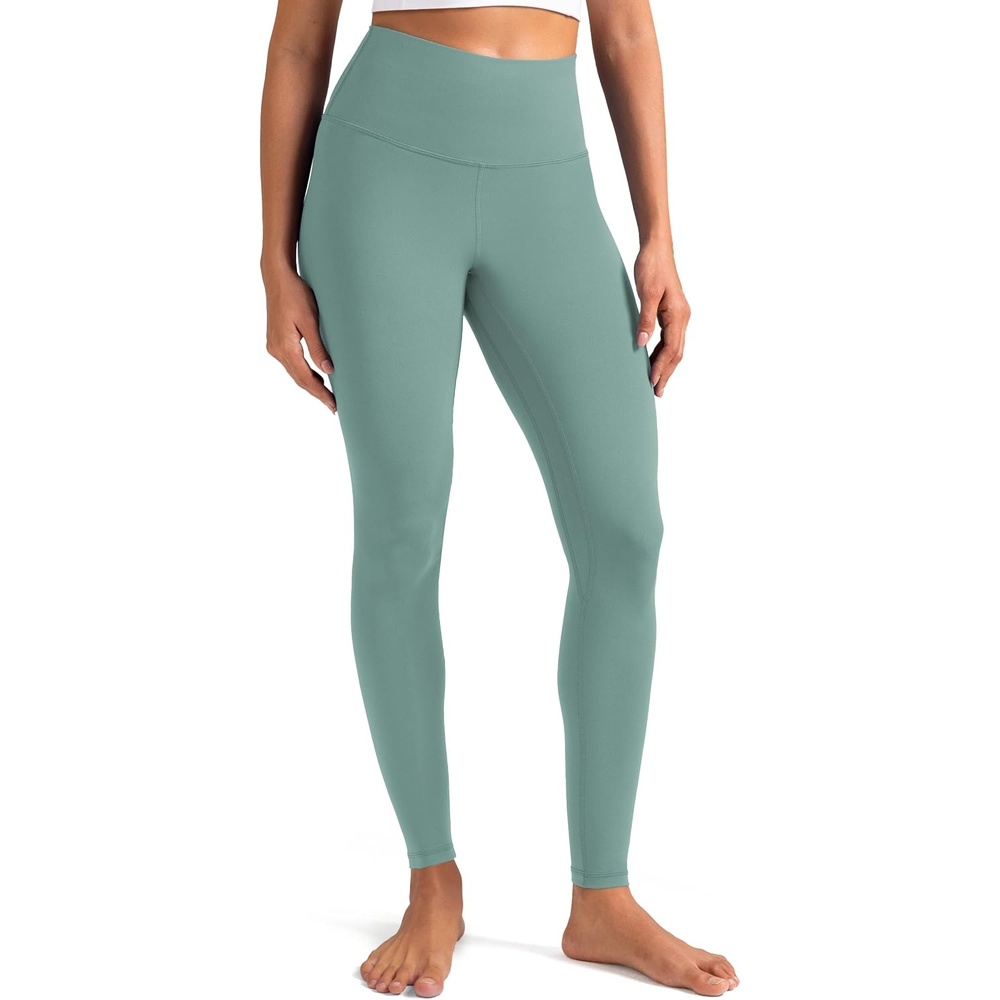 image:imageColorfulkoala Womens High Waisted Tummy Control Workout Leggings 78 Length Ultra Soft Yoga Pants 25Smoky Green