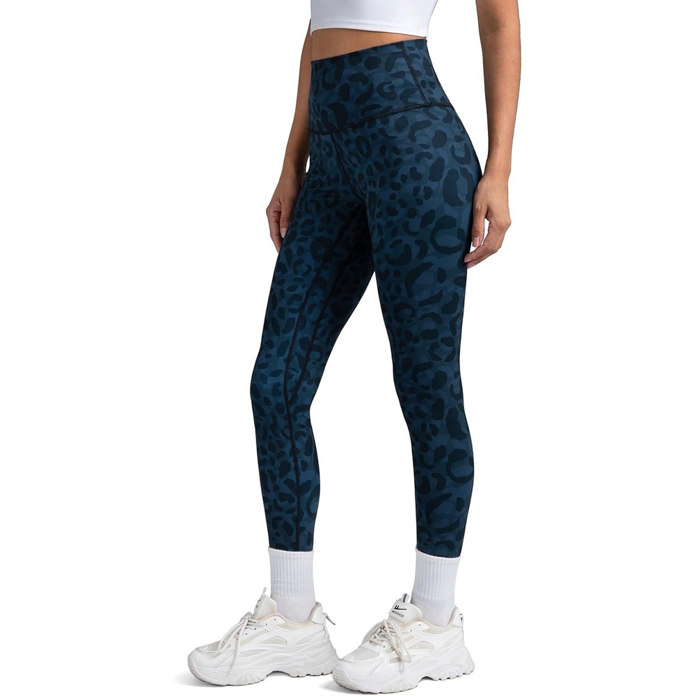 image:imageColorfulkoala Womens High Waisted Tummy Control Workout Leggings Full Length Ultra Soft Yoga Pants 28Blue Leopard