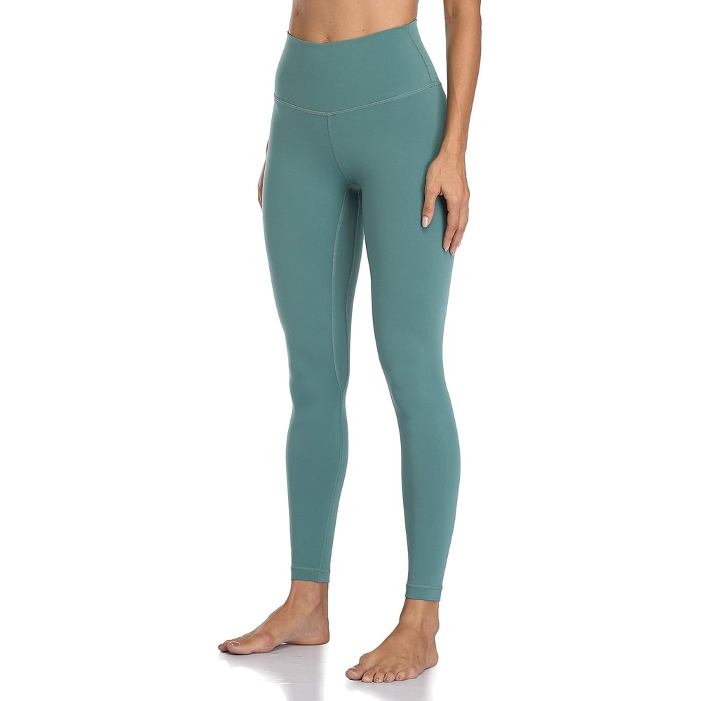 image:imageColorfulkoala Womens High Waisted Tummy Control Workout Leggings Full Length Ultra Soft Yoga Pants 28Smoky Green