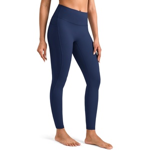 image:imageColorfulkoala Womens Dreamlux HighWaisted No Front Seam Yoga Leggings with PocketsTitan