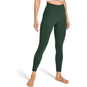 image:imageColorfulkoala Womens High Waisted Tummy Control Workout Leggings 78 Length Ultra Soft Yoga Pants 25Forest Green