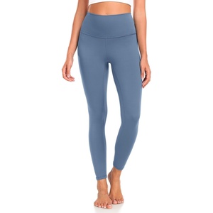 image:imageColorfulkoala Womens High Waisted Tummy Control Workout Leggings 78 Length Ultra Soft Yoga Pants 25Steel Blue