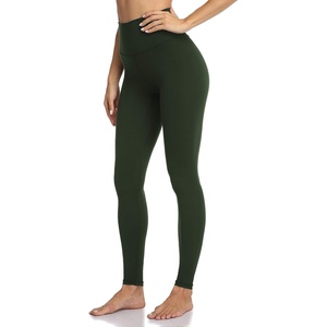 image:imageColorfulkoala Womens High Waisted Tummy Control Workout Leggings Full Length Ultra Soft Yoga Pants 28Oiive Green