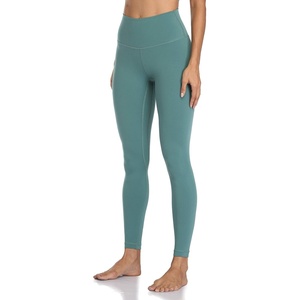 image:imageColorfulkoala Womens High Waisted Tummy Control Workout Leggings Full Length Ultra Soft Yoga Pants 28Smoky Green