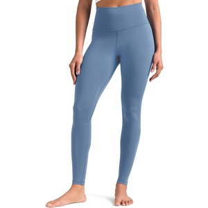 image:imageColorfulkoala Womens High Waisted Tummy Control Workout Leggings Full Length Ultra Soft Yoga Pants 28Steel Blue