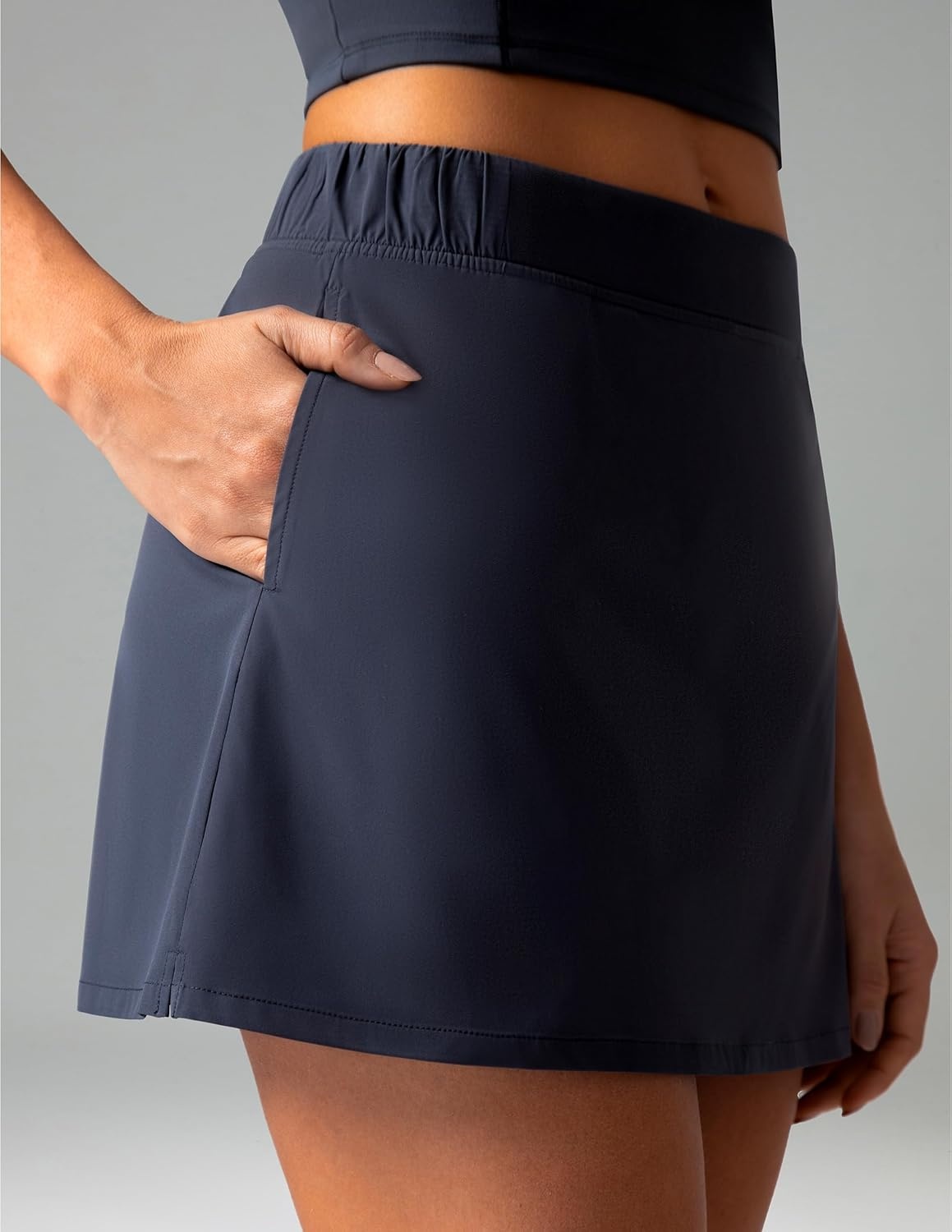 image:imageColorfulkoala Skirts for Women High Waisted A Line Tennis Golf Athletic Casual Mini Skorts with Pockets and Builtin ShortsBlue Ink