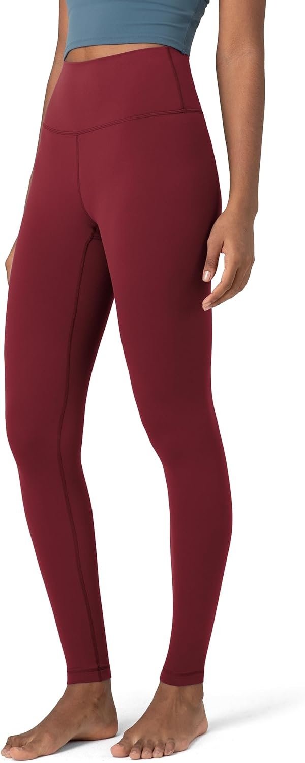 image:imageColorfulkoala Womens Dreamlux High Waisted Workout Leggings 25 28 Inseam Yoga PantsCabernet