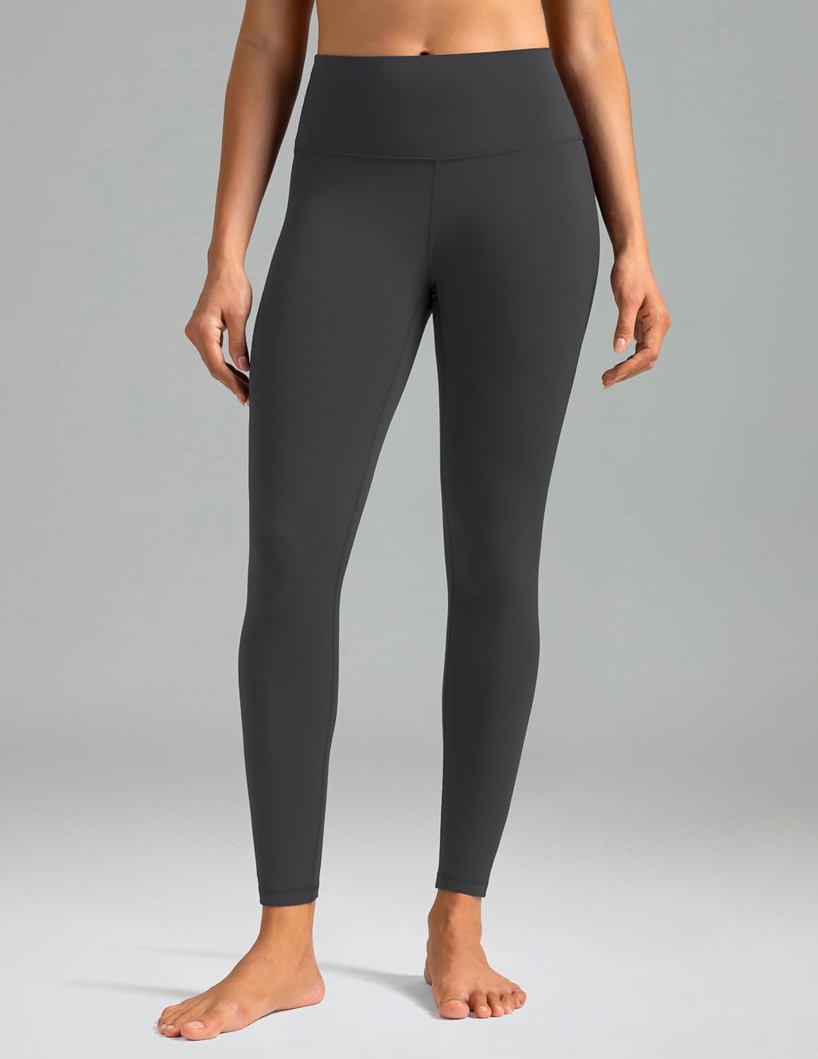 image:imageColorfulkoala Womens Dreamlux High Waisted Workout Leggings 25 28 Inseam Yoga PantsDark Carbon
