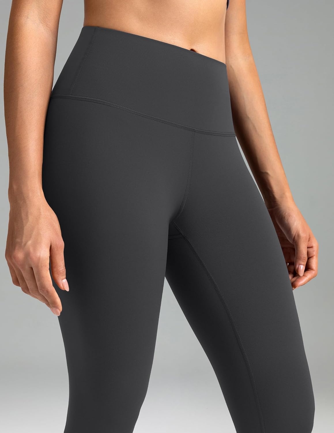 image:imageColorfulkoala Womens Dreamlux High Waisted Workout Leggings 25 28 Inseam Yoga PantsDark Carbon