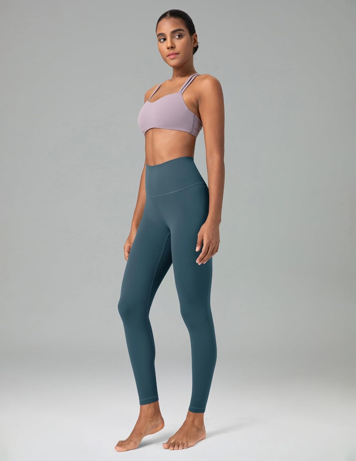 image:imageColorfulkoala Womens Dreamlux High Waisted Workout Leggings 25 28 Inseam Yoga PantsDark Jasper
