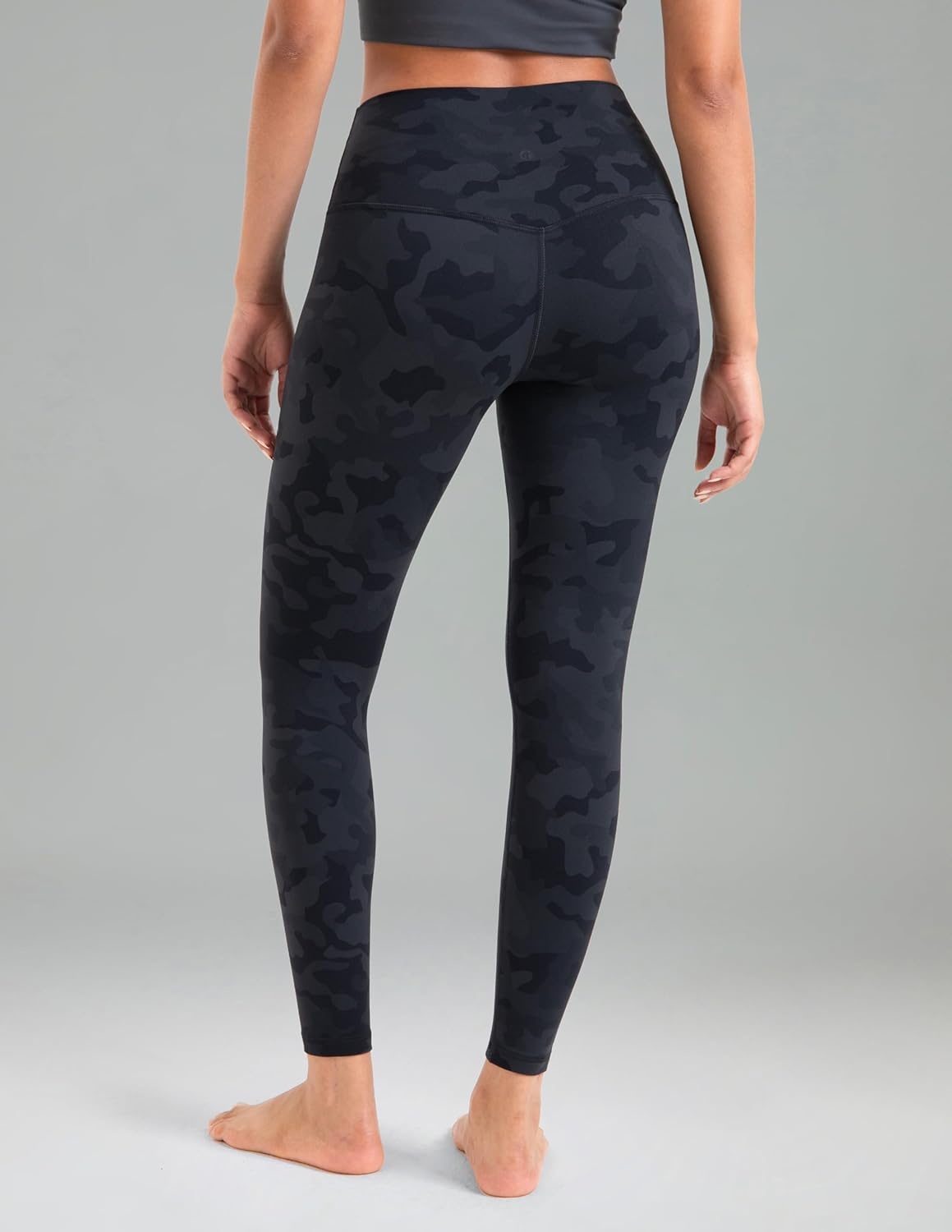 image:imageColorfulkoala Womens Dreamlux High Waisted Workout Leggings 25 28 Inseam Yoga PantsGrey Camouflage