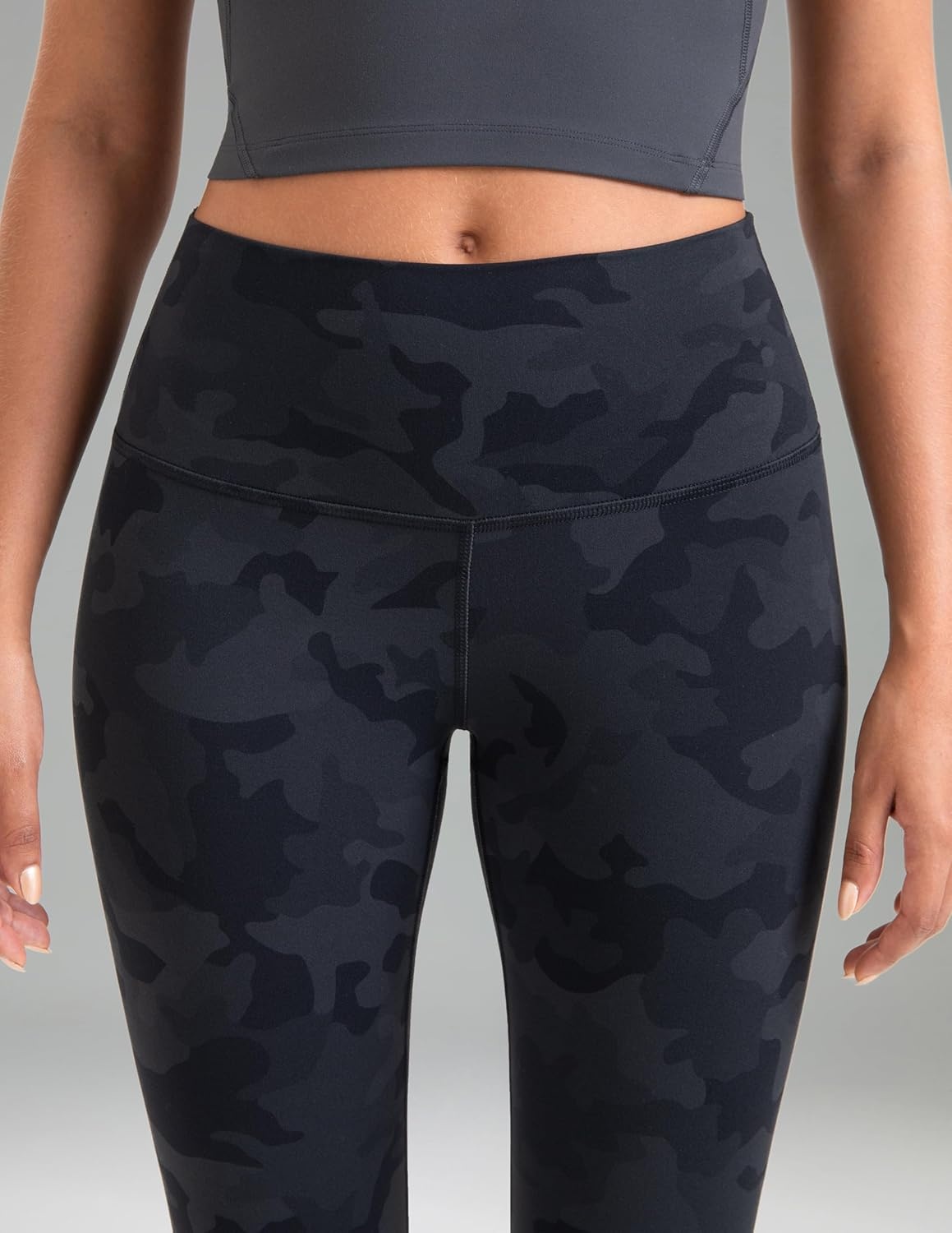 image:imageColorfulkoala Womens Dreamlux High Waisted Workout Leggings 25 28 Inseam Yoga PantsGrey Camouflage