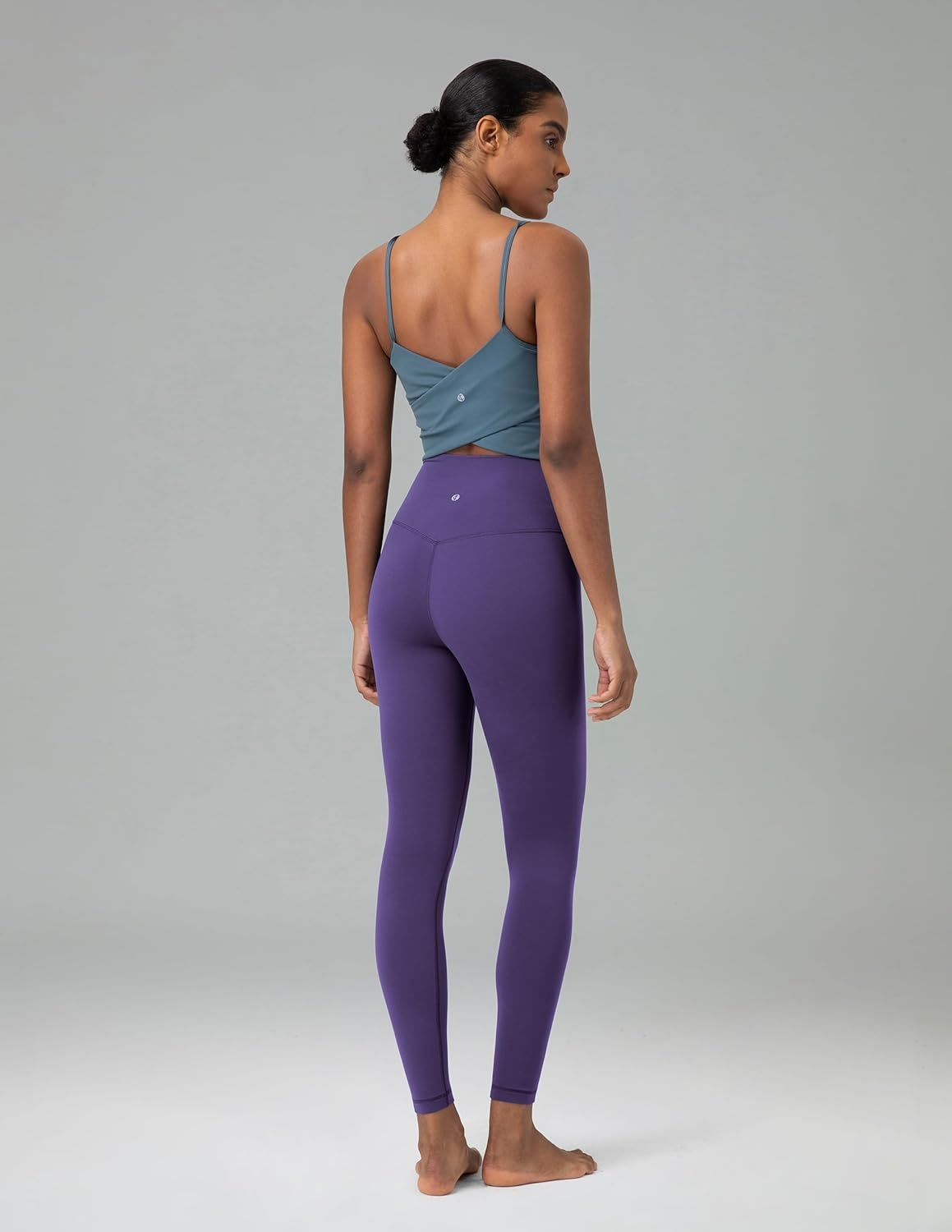 image:imageColorfulkoala Womens Dreamlux High Waisted Workout Leggings 25 28 Inseam Yoga PantsMulberry Purple